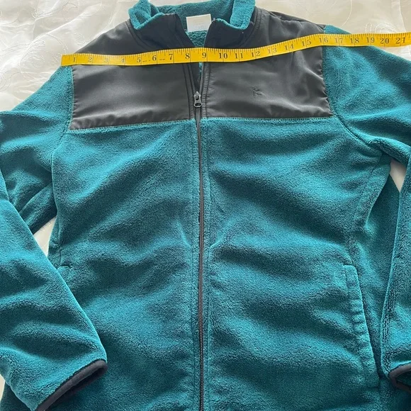 DanSkins Now Dark Teal Long Sleeve Front Zip Light Weight Jacket. - Picture 8 of 12